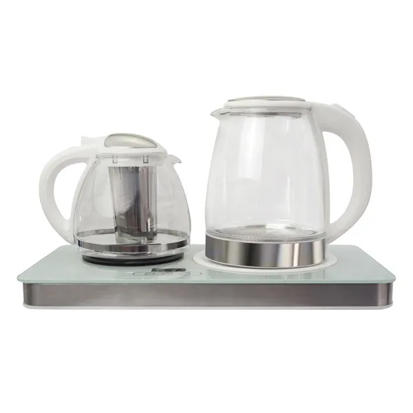 V450W چایساز کنارهم2200وات شیشه ای سفید  ویکنز